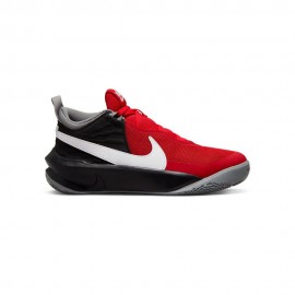 Nike Team Hustle 10 Gs Rosso Bianco - Scarpe Basket Bambino