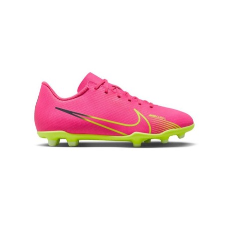 Nike Mercurial Vapor 15 Club Fg Mg Fucsia Lime - Scarpe Da Calcio Bambino