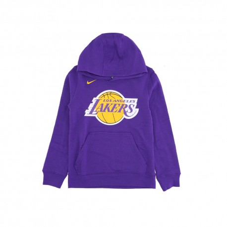 Nike Felpa Nba Flc Essent Lakers Viola Giallo Bambino