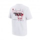 Nike T-Shirt Basket Nba Essent Bp Bulls Bianco Rosso Bambino