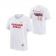 Nike T-Shirt Basket Nba Essent Bp Bulls Bianco Rosso Bambino