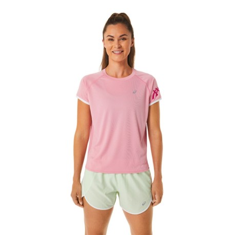 Asics Maglia Running Mm Icon Rosa Donna