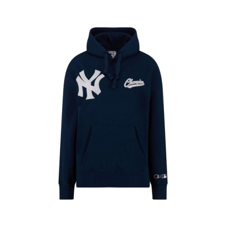 Champion Felpa Con Cappuccio Ny Blu Uomo Acquista online su Sportland