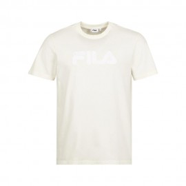 Fila T-Shirt Logo Tono Su Tono Bianco Donna