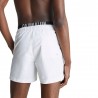 Calvin Klein Costume Boxer Elastico Parlato Bianco 4Uomo