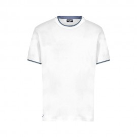 Zeybra T-Shirt Mare Doppio Collo Bianco Uomo