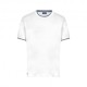 Zeybra T-Shirt Mare Doppio Collo Bianco Uomo