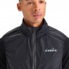 Diadora Gilet Running Pakable Nero Uomo