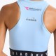 Diadora Reggiseno Sportivo Be One Blue Donna