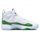 Nike Jumpman Two Trey Bianco Verde - Scarpe Basket Uomo