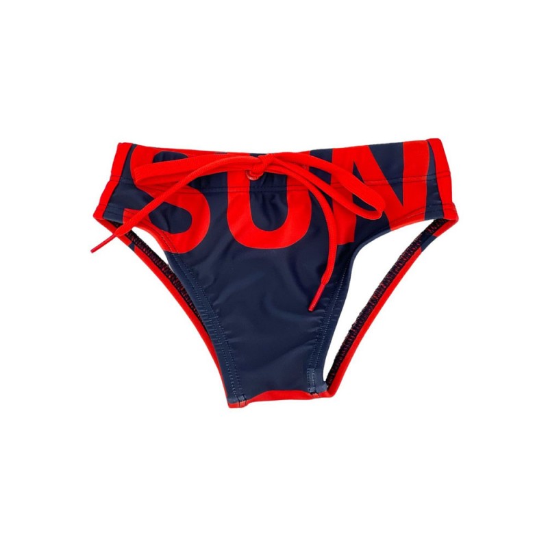 Sundek Costume Slip Printed Swim Navy Bambino - Acquista online su Sportland
