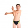 Arena Costume Intero Piscina Slip Thrice Nero Lime Bambino