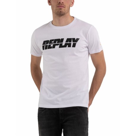 Replay T Shirt Bianco Uomo Acquista online su Sportland