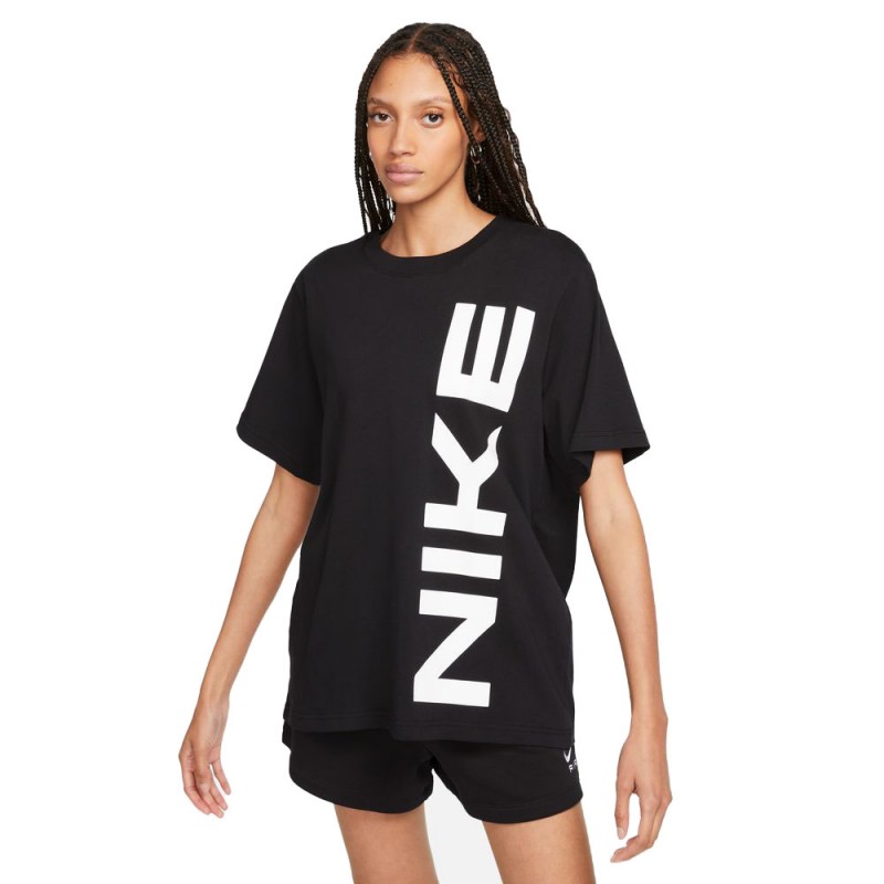 Nike T-Shirt Palestra Crop Nero Donna - Acquista online su Sportland