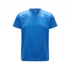 K-Way T-Shirt Edouard Blu Royal Uomo