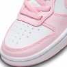 Nike Court Borough Low Recraft Ps Bianco Rosa - Scarpe Ginnastica Bambina