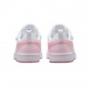 Nike Court Borough Low Recraft Ps Bianco Rosa - Scarpe Ginnastica Bambina