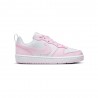 Nike Court Borough Low Recraft Gs Bianco Rosa - Scarpe Ginnastica Bambina