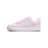 Nike Court Borough Low Recraft Gs Bianco Rosa - Scarpe Ginnastica Bambina