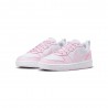 Nike Court Borough Low Recraft Gs Bianco Rosa - Scarpe Ginnastica Bambina