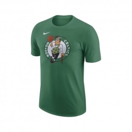 Nike T-Shirt Basket Nba Celtcs Logo1 Verde Bianco Uomo