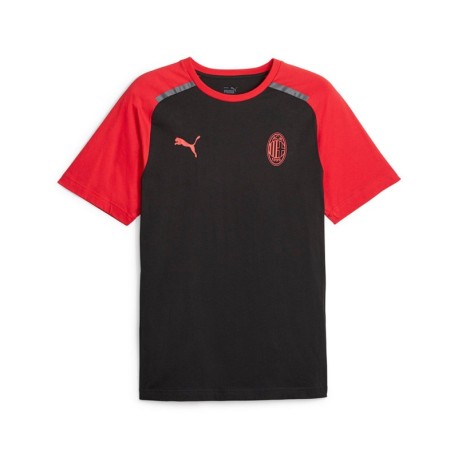 Puma Maglia Maniche Corte Ac Milan Casuals Nero Rosso Uomo Acquista online su Sportland