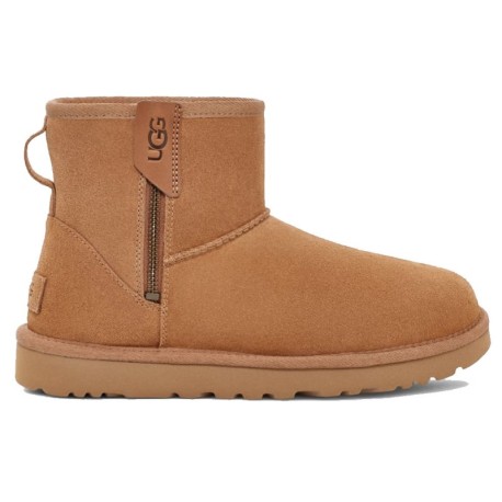 Ugg Classic Mini Bailey Zip Chestnut - Stivaletti Donna