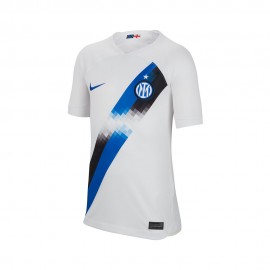 Nike Maglia Maniche Corte Inter Mascot Azzurro Nero Bambino