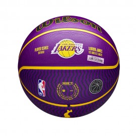 Wilson Mini Palla Da Basket Nba Tribute Lakers Nero - Acquista online su  Sportland