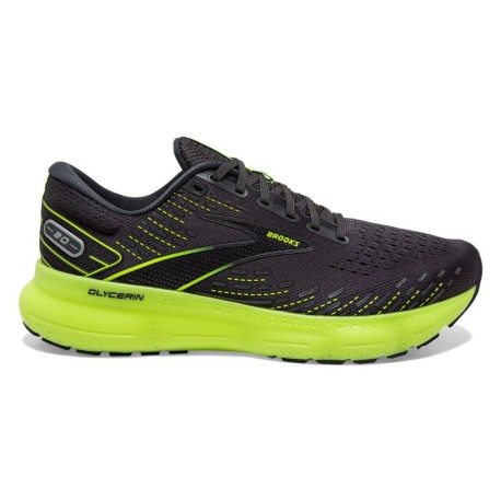 Brooks Glycerin 20 Rv Nero Giallo - Scarpe Running Uomo