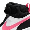 Nike Court Borought Mid 2 Ps Bianco Rosa - Sneakers Bambina