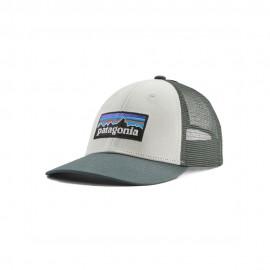 Patagonia Cappello Trekking P-6 Logo Lopro Trucker Bianco Nouveau Verde