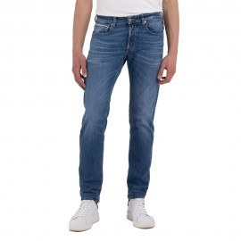 Replay Jeans Grover L32 Blu Medio Uomo