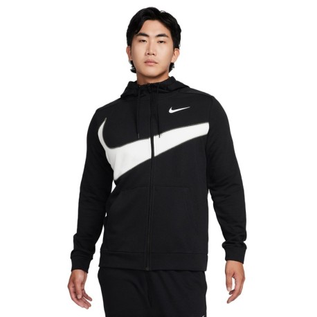 Felpa nike nera con zip online