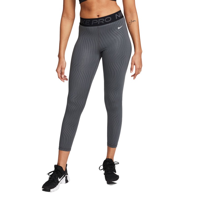 Nike Leggins Running 7/8 Swoosh Nero Grigio Donna - Acquista online su  Sportland