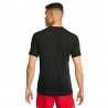 Nike T-Shirt Running Df Heritage Run Nero Uomo