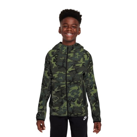 Nike Felpa Con Cappuccio Con Cerniera Camouflage Bambino Acquista online su Sportland