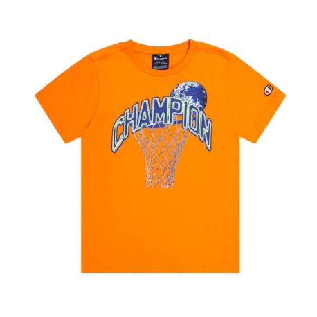 Champion T Shirt Grafica Logo Arancione Bambino Acquista online su Sportland