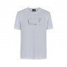 Ea7 T-Shirt Logo Centrale Bianco Uomo