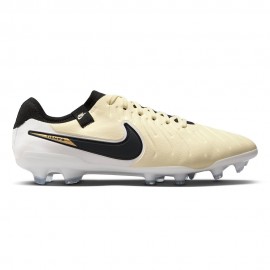 Nike Legend 10 Pro Fg Lemon Nero Oro - Scarpe Da Calcio Uomo