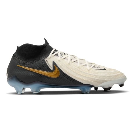 Nike Phantom Luna Elite Fg Bianco Nero Oro - Scarpe Da Calcio Uomo