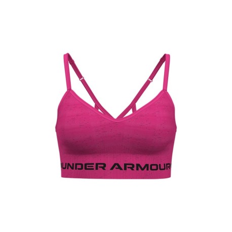 Under Armour Reggiseno Sportivo Seamless Supporto Leggero Fuxia Donna