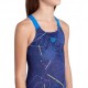 Arena Costume Intero Piscina Galactics Blu Blu Bambina