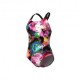 Arena Costume Intero Piscina Roseland Nero Multi Donna