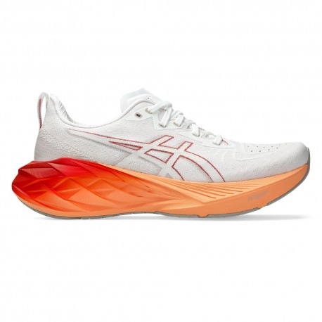 Asics Novablast 4 Bianco Moonrock - Scarpe Running Uomo