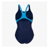 Arena Costume Intero Piscina Con Reggiseno Interno Graphic Blu Navy Azzurro Donna