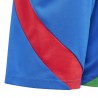 ADIDAS Pantaloncini Calcio Italia Away Euro 24 Azzurro Bianco Bambino