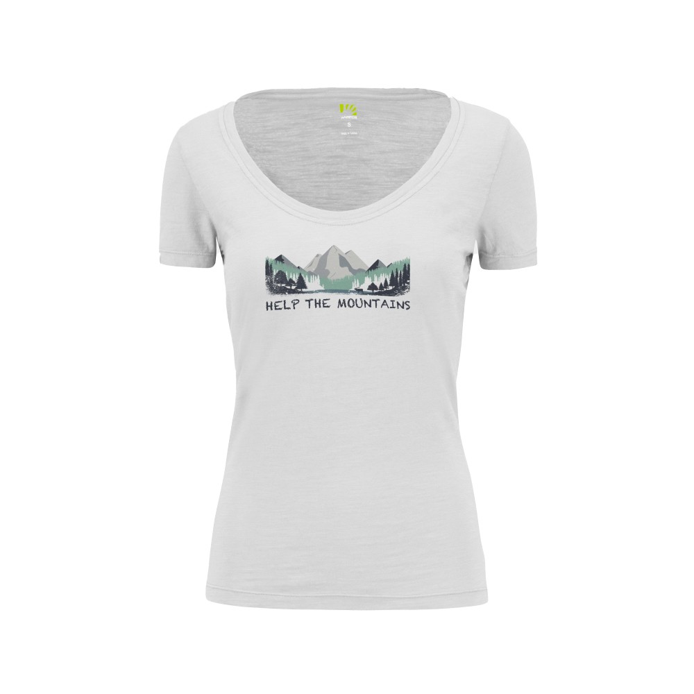 Image of Karpos T-Shirt Trekking Ambretta Bianco Donna L068