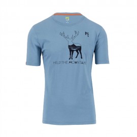 Karpos T-Shirt Trekking Botton D'Oro Evo Azzurro Uomo