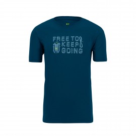Karpos T-Shirt Trekking Crocus Blu Uomo
